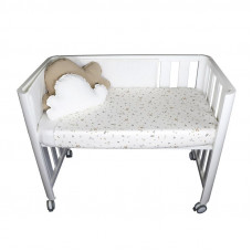 Funda Nórdica Minicuna Alg. Orgánico Hojas de Sonpetit